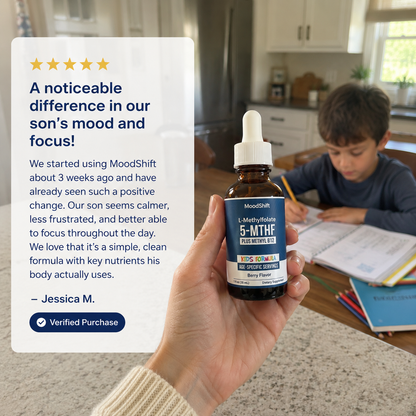 Active Folate + Methyl B12 Drops for Kids