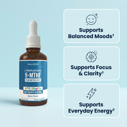 Active Folate + Methyl B12 Drops for Kids