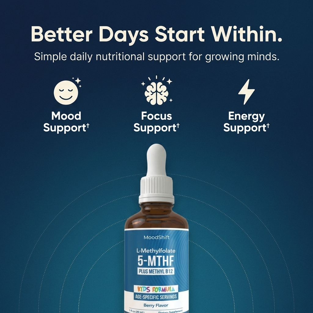 Active Folate + Methyl B12 Drops for Kids